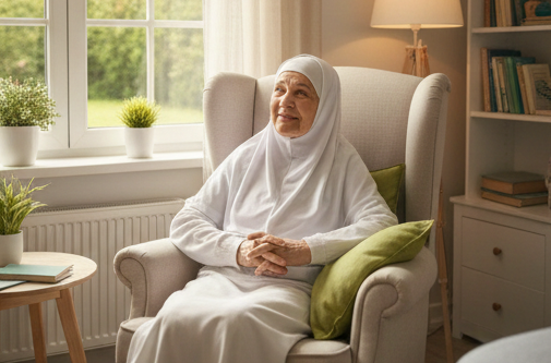 الاستضافة اليومية لكبار السن داخل دار نور الإيمان